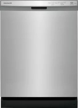 Frigidaire FFCD2418US Full Console Dishwasher with 14 Place Setting Capacity, Filtration System, Stay-Put Door, Delay Start, Polymer Wash Tub, 55dBA Noise Level, Energy Star® Certified and NSF® International Certification: Stainless Steel