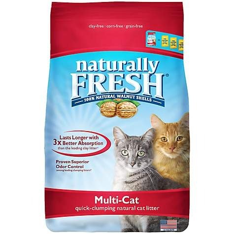 Eco-Shell Naturally Fresh Multi-Cat Quick-Clumping Formula Cat Litter