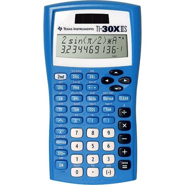 TI-30XIIS Scientific Calculator, Blue
