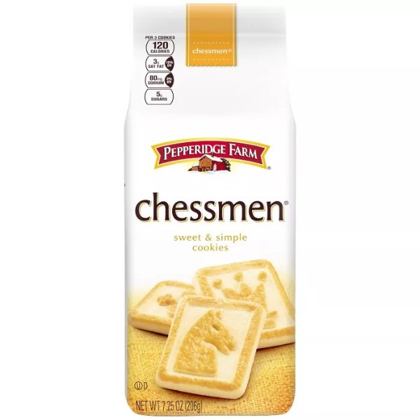 Chessmen Butter Cookies - 7.25oz