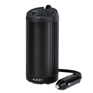 AUKEY 150W Power Inverter with Cup Holder Design