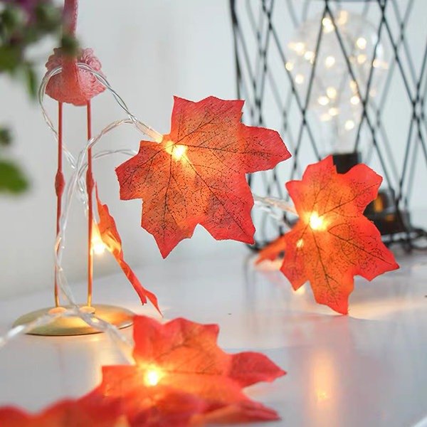 Fall Leaf String Lights from Apollo Box