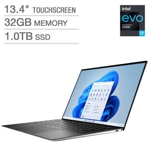 Dell XPS 13 Laptop (i7-1195G7, 3.5K OLED, 32GB, 1TB)