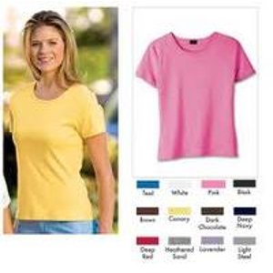 Hanes 女式经典 T恤 10件装只要$19.99 + 包邮！
