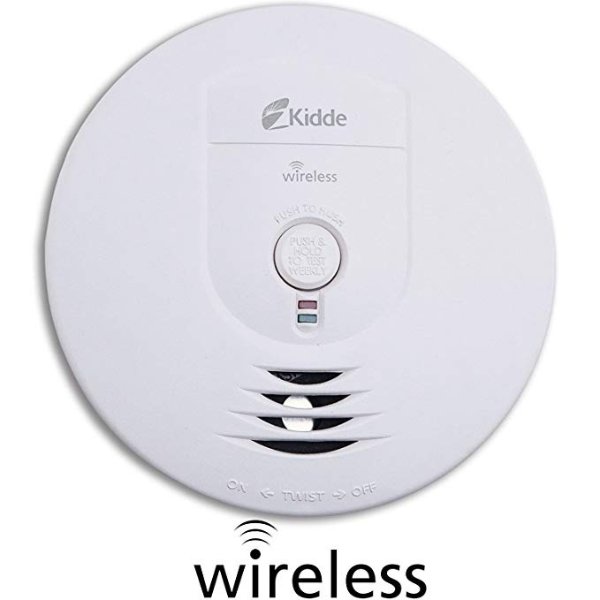 Kidde 0919-9999/ RF-SM-DC Battery-Operated Smoke Alarm, Wirelessly Interconnectable