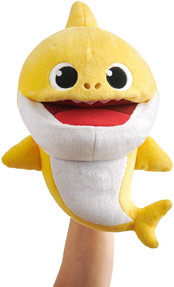 Pinkfong Baby Shark Official Song Puppet with Tempo Control - Baby Shark - Interactive Preschool Plush Toy