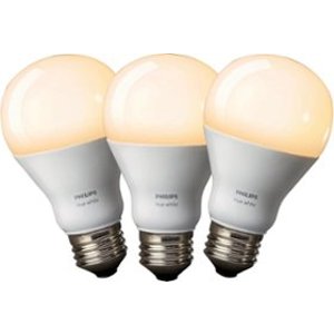 Philips Hue A19 Smart LED White Bulbs