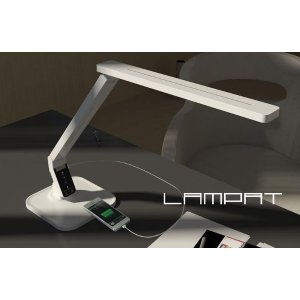 LAMPAT 带USB充电可定时LED触摸式护眼台灯