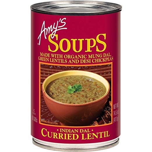Amy's Organic Soups, Curried Lentil, 14.5 Ounce (Pack of 12)