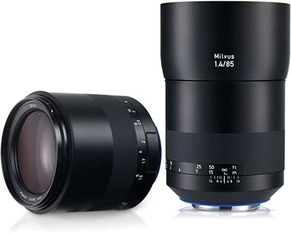 85mm f/1.4 Milvus ZE Lens for Canon EOS DSLR Cameras, Black, Model: 2096-561