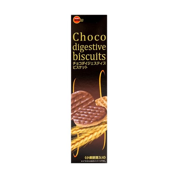 BOURBON波路梦 巧克力黑糖口味 消化纤维饼干 98g 