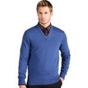 Michael Kors Men's Tipped Merino V-Neck Sweater (L only)