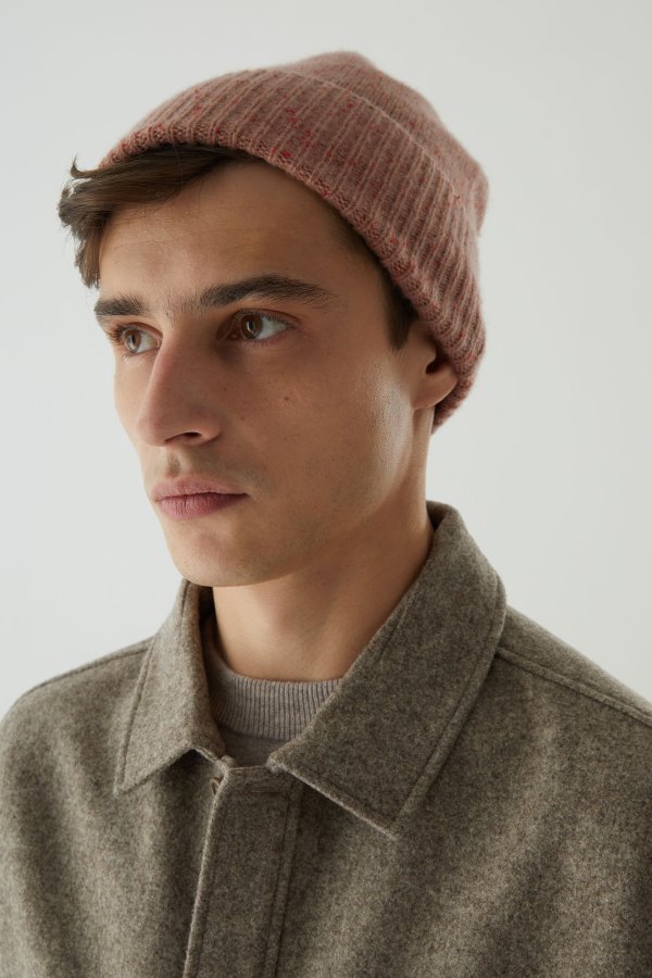 RIBBED CASHMERE HAT