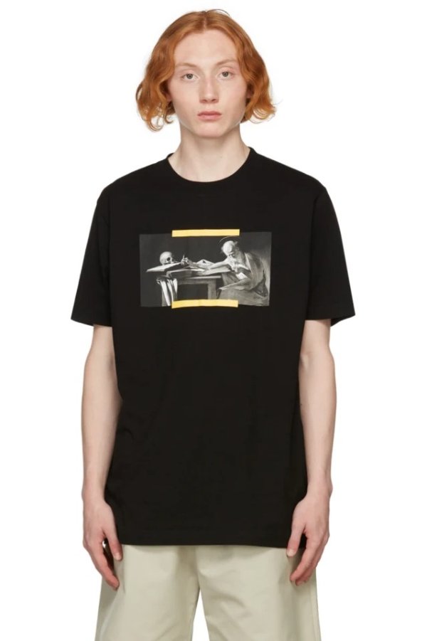 Black Caravaggio Painting T-Shirt
