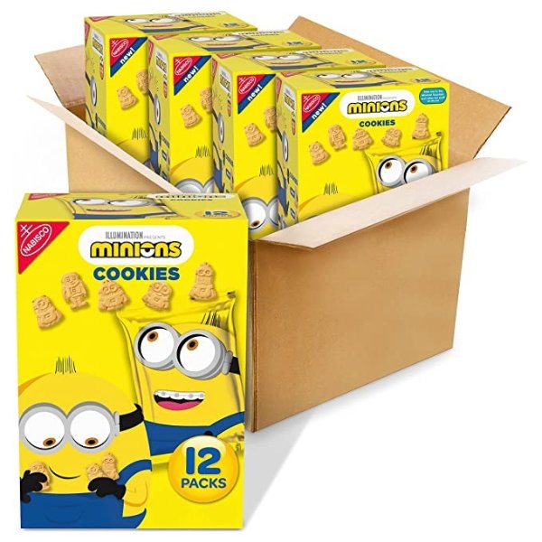 Minions Cookies, 48 Snack Pack (1 Oz.), 48Count