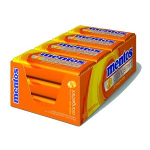 Mentos Sugar-Free Breath Mints, Orange Mint, 1.27 Ounce (Pack of 12)