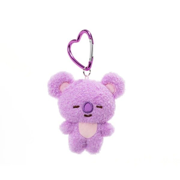 BT21 KOYA Purple Mascot Keychain