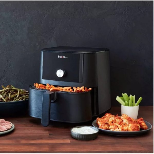 Instant Vortex 4-Quart Small Air Fryer with Customizable Smart Cooking Programs and Nonstick Dishwasher-Safe Basket