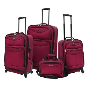 精选U.S. Traveler三款四件套时尚旅行箱包