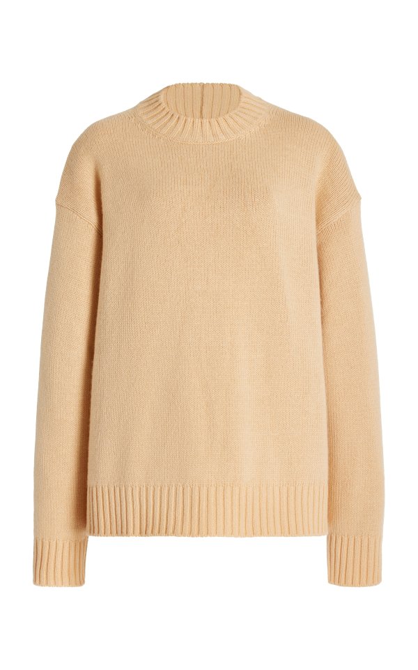 Knitted Cashmere-Blend Sweater