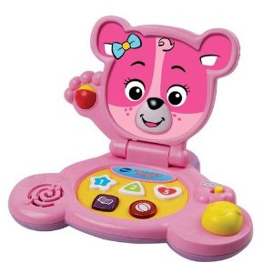 VTech小熊造型宝宝电脑玩具-粉色