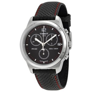 Tissot Men's T0494171605700 PR 100 Black Chronograph Dial Watch