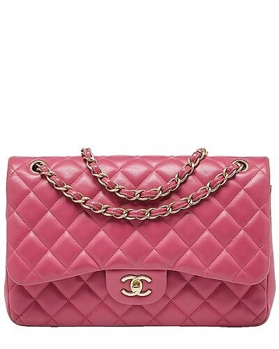 Pink Quilted Leather Jumbo Classic Double Flap Bag (Authentic Pre-Owned) / Gilt