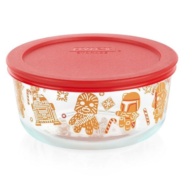 Pyrex 3-cup Rectangle Glass Storage: Hello Kitty, Star Wars