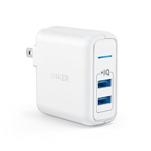 Anker 双接口 24瓦USB墙充 支持快充 双色可选
