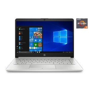 HP 14" Slim Laptop (Ryzen 3 3200U, 4GB, 128GB)
