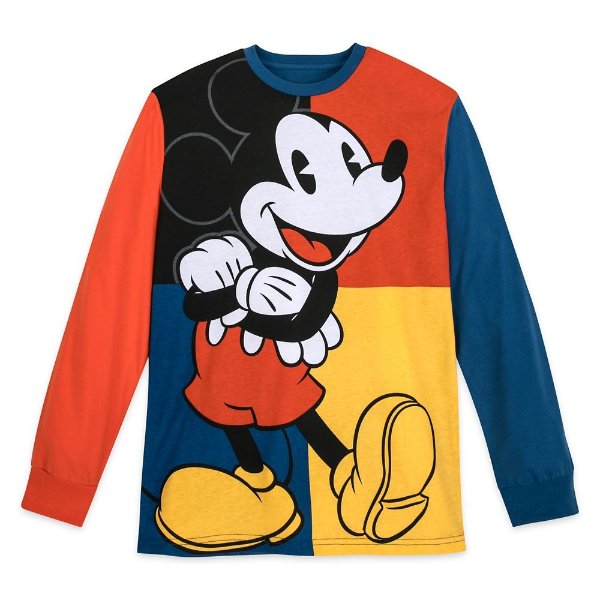 Mickey Mouse Long Sleeve T-Shirt for Men | shopDisney