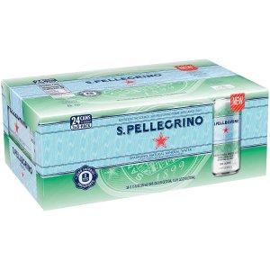 S.Pellegrino Sparkling Natural Mineral Water  11.2oz. 24 Count