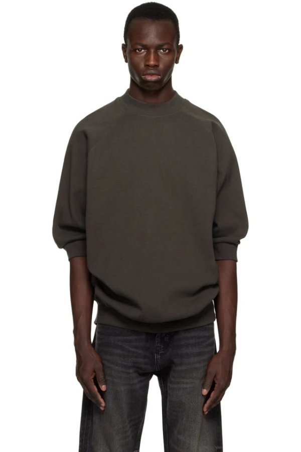 Gray Raglan Sweatshirt