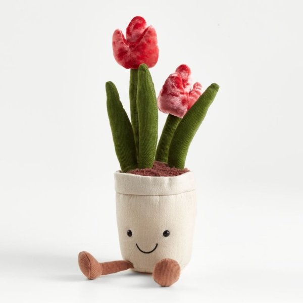 Jellycat Amuseable Tulip Plush Toy Stuffed Animal + Reviews | Crate & Kids
