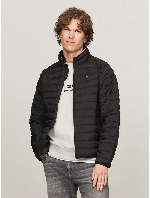 men's recycled packable jacket