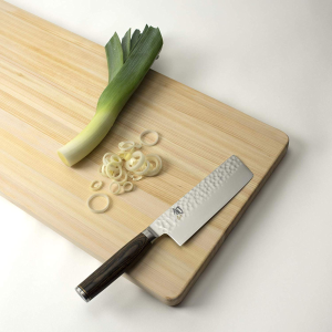 Shun Premier Nakiri Knife, 5.5 Inch Tsuchime Finished Blade