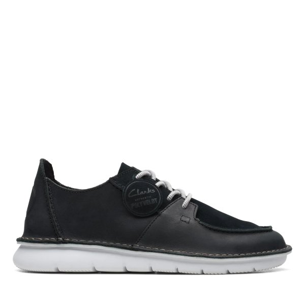 Mens Colehill Walk Black Leather Casual Casual Sneaker Shoes