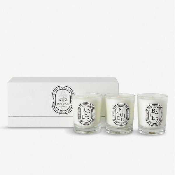 Baies, Figuier and Roses mini candles 3 x 70g