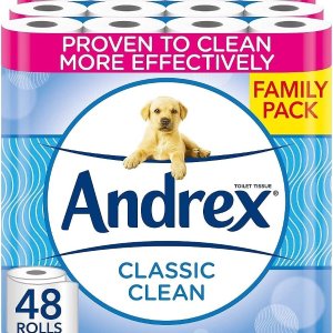 Andrex 小狗厕纸大包装48卷史低 加厚安心 柔软亲肤