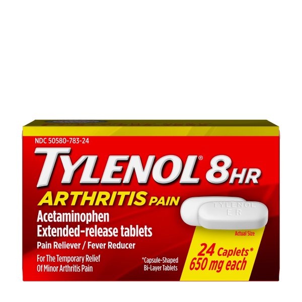 8 Hour Arthritis Pain Tablets with Acetaminophen, 24 ct