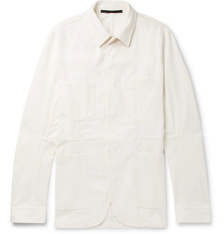 - Cotton-Canvas Chore Jacket