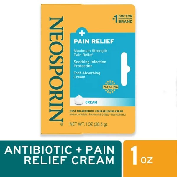 + Pain Relief Dual Action Cream,.5 Oz