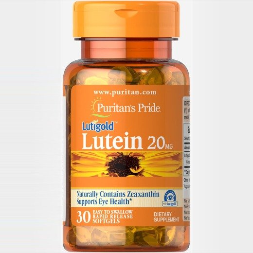 Lutein 20 mg with Zeaxanthin 30 Softgels | Eye Health Supplements | Puritan's Pride
