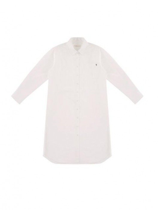 Long Cotton Shirt _ White