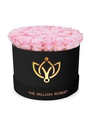- Premium Box Collection Roses in Black Round Box