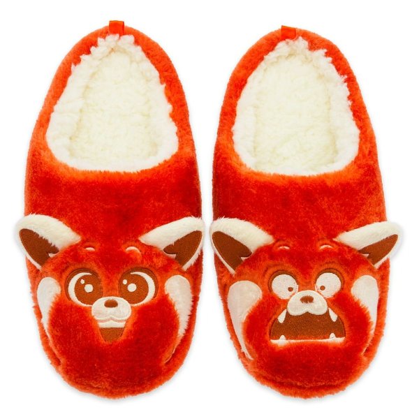 Mei Panda Plush Slippers for Adults – Turning Red | shopDisney