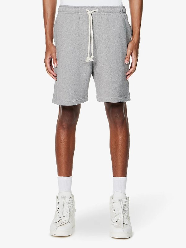 Forge Face brand-patch cotton-jersey shorts