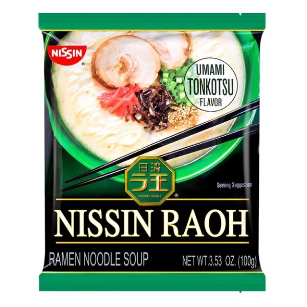 NISSIN Ramen Noodle Soup Umami Tonkotsu Flavor 100g