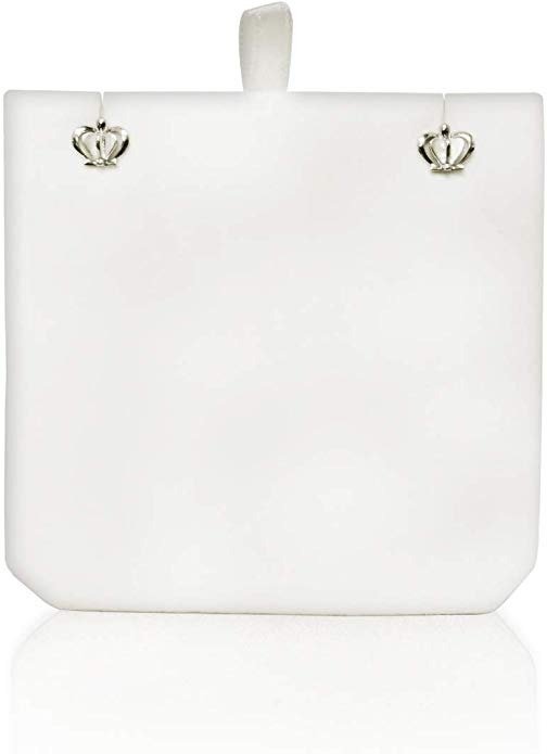 950 Platinum Queen's Crown Earrings