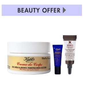 with any $65 or more Kiehl's Since 1851 purchase @ Neiman Marcus